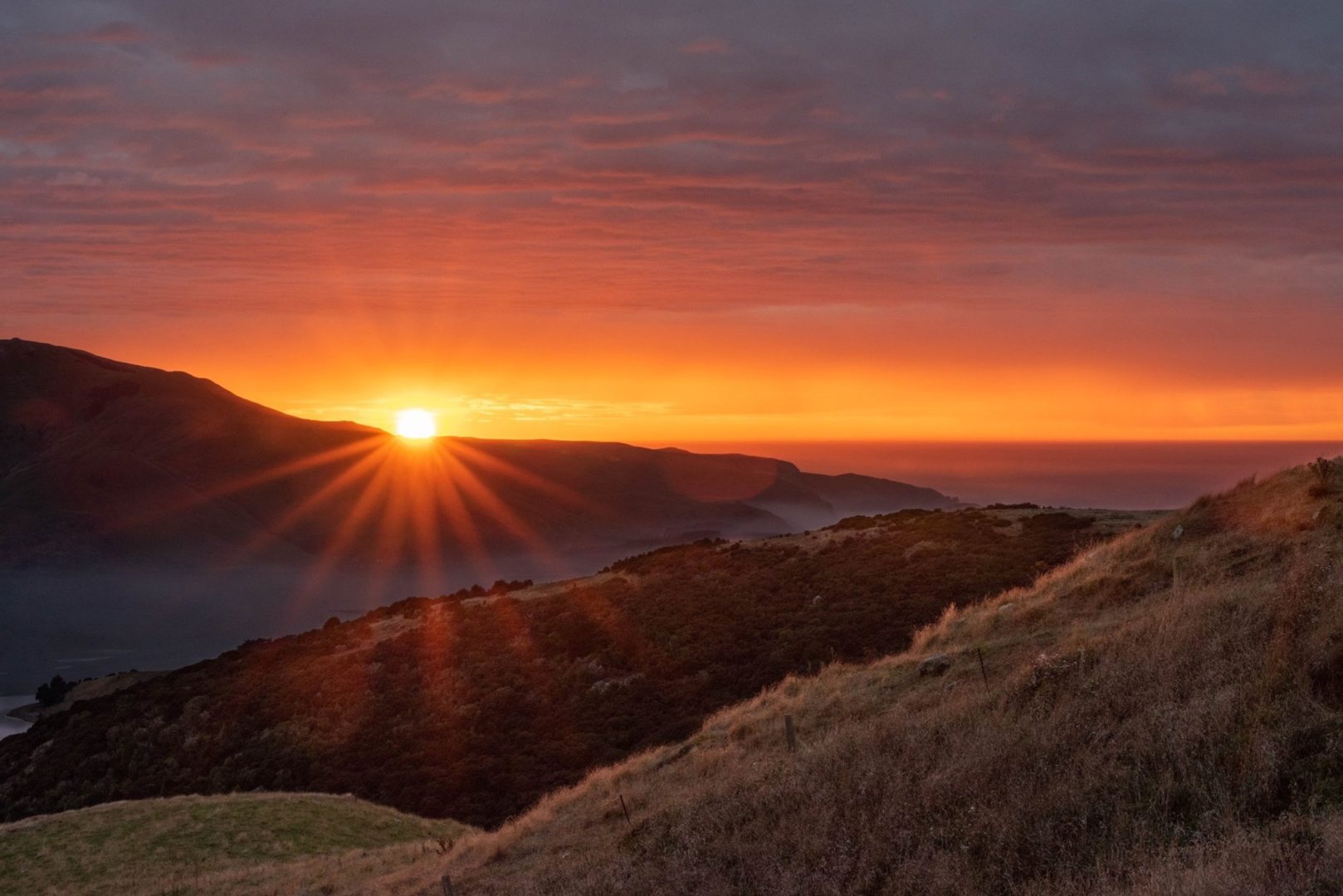 Otago Peninsular Sunrise, March 2020, Kelvin Wright