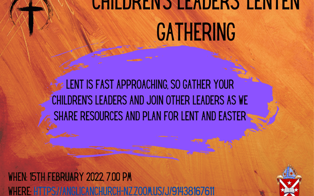 Children’s Leaders’ Lenten Gathering